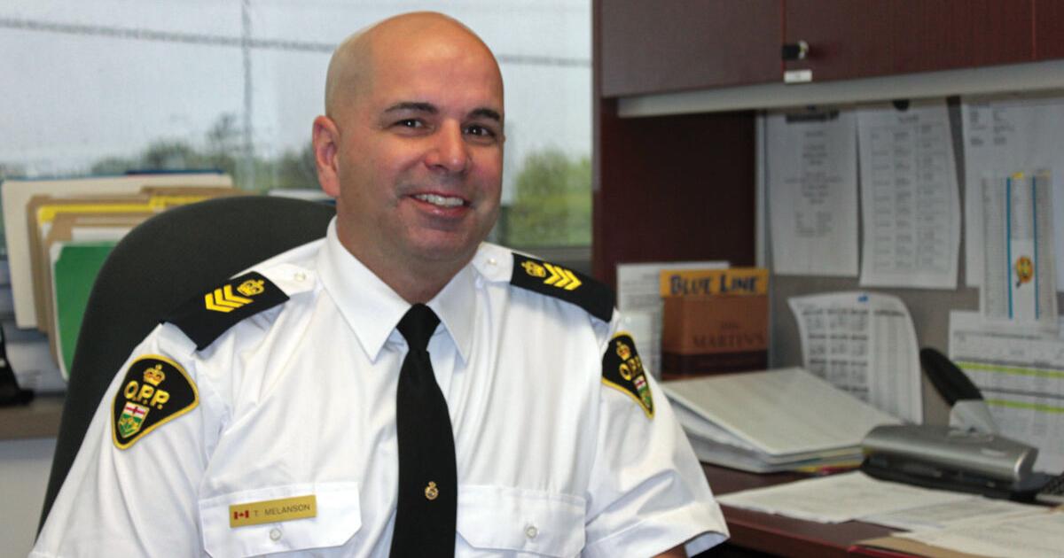 Timothy Opp Tim Melanson named Caledon OPP's new detachment commander