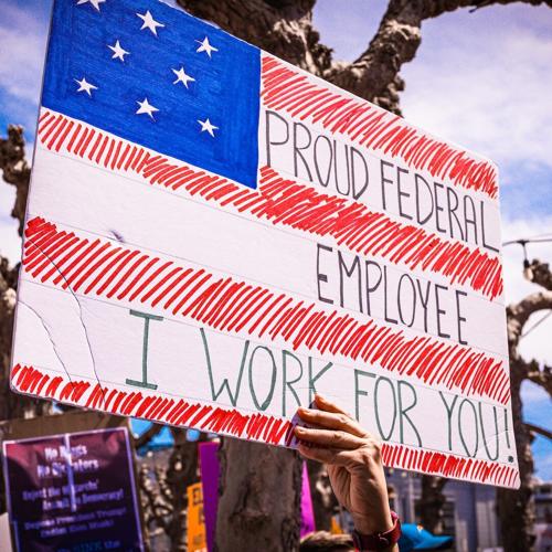 A federal worker denounced firings across federal agencies.