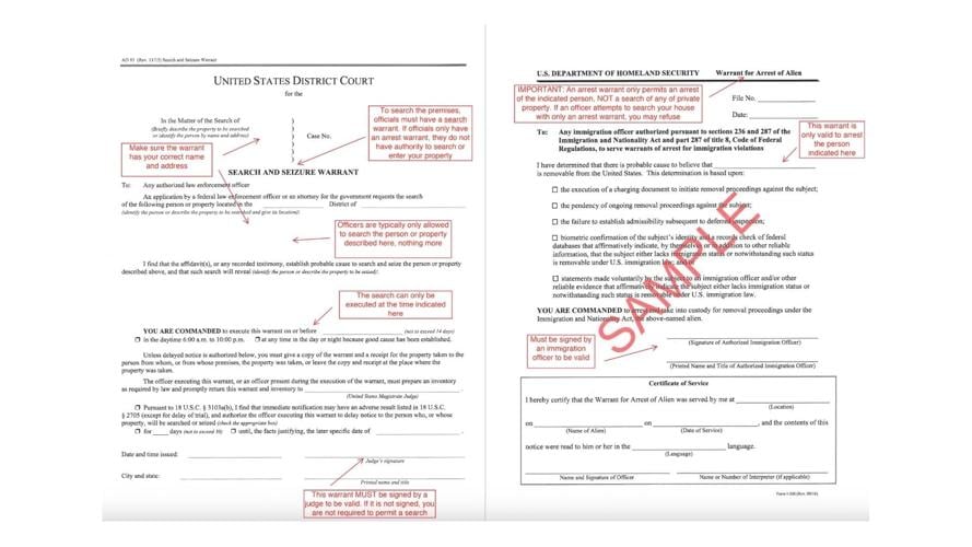 Administrative vs. Judicial Warrants