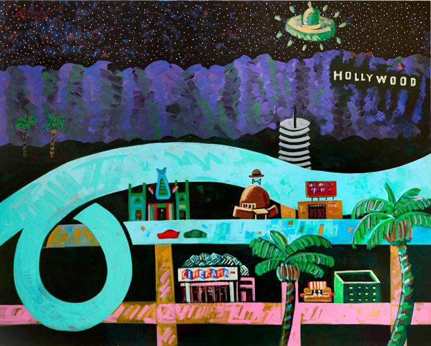 1.Frank_Romero_Saucers Seen Over Hollywood_2025_acrylic on canvas_72x96_crop_hi-res.jpg