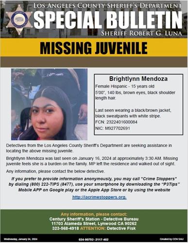 Missing girl