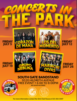 South Gate to host its last summer Concert in the Park featuring Mariachi Divas