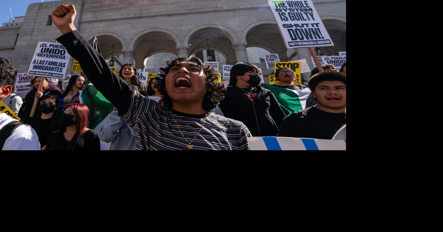 California students join nationwide anti-ICE protest | Education ...