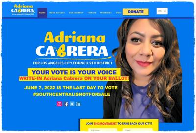 calo news adriana cabrera district 9 candidate