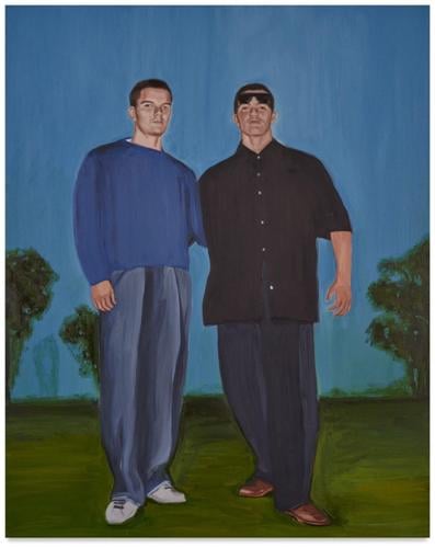 4-__Untitled,__ twins, 35__x28__, Salomón Huerta (2022)