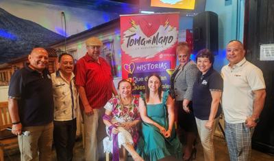 Panelists at the "Toma mi Mano" launch event at Amalia’s Restaurant