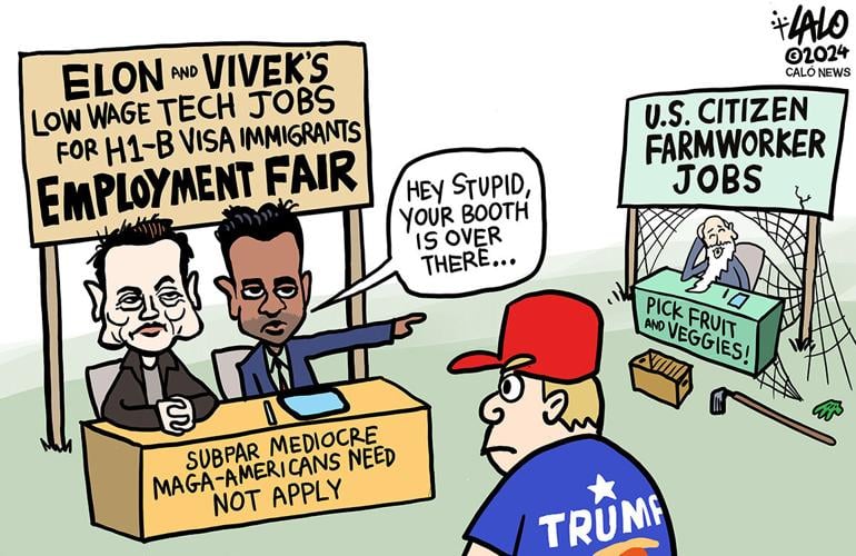 Lalo on CALÓ: Elon and Vivek's Immigrant Job Fair