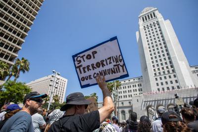 Protests Erupt In L.A. County, Sparked By Federal Immigration Raids