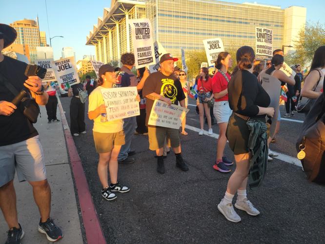 ice protest phx
