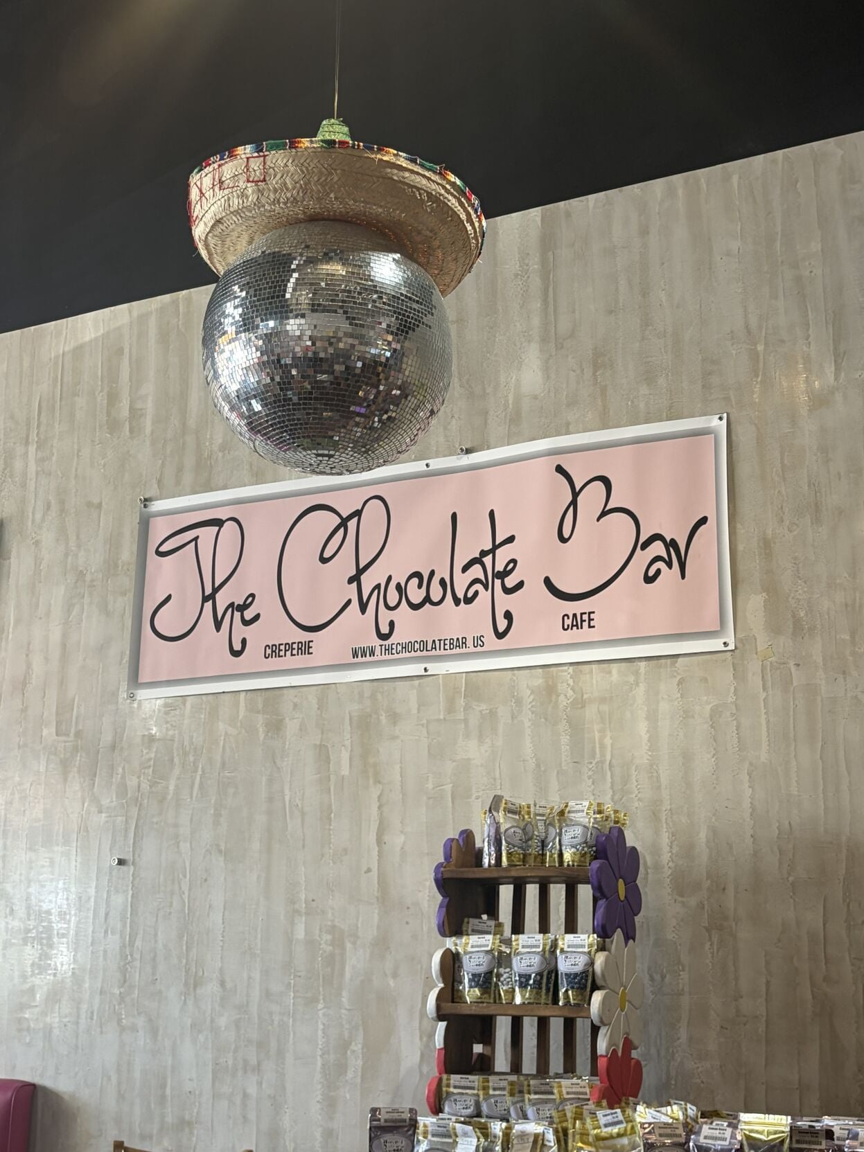 Disco ball with a Mexican hat