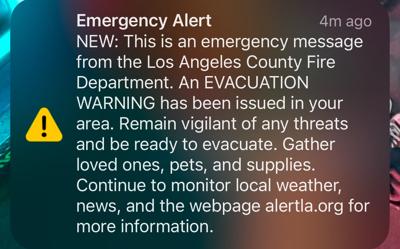 Emergency message