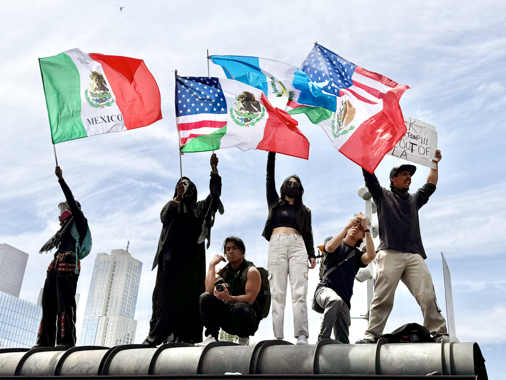 Protest flags