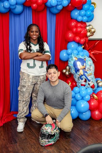 NASCAR driver Ryan Vargas and Brehanna Daniels