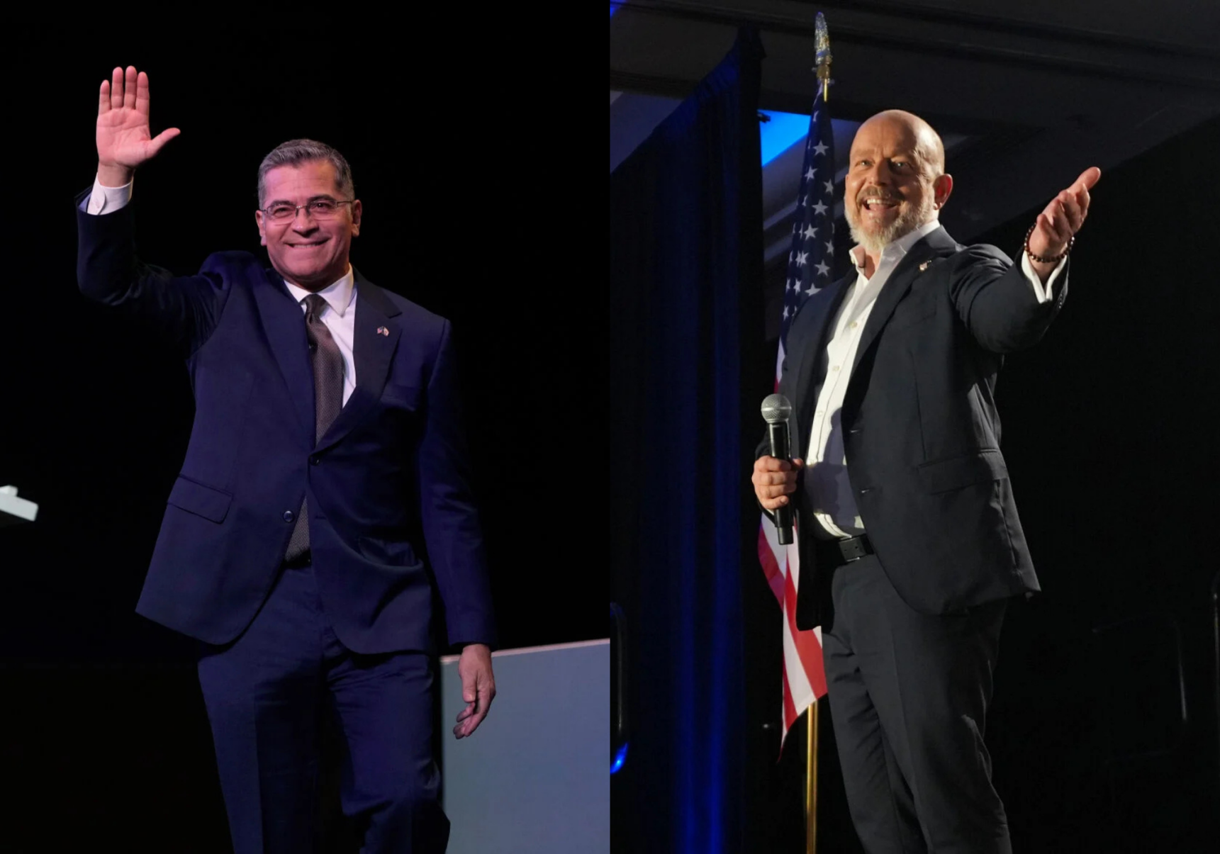 Becerra and Hilton move on to November