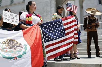 Protests Erupt In L.A. County Sparked By Federal Immigration Raids