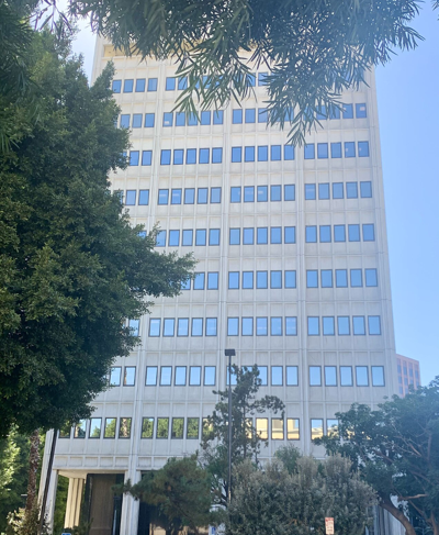 The building of Los Angeles County Department of Public Health at 313 N. Figueroa Street
