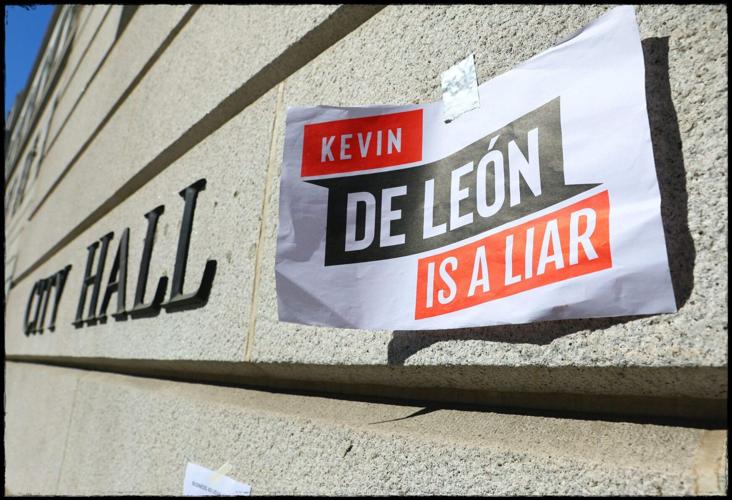 Protests Calling For Resignation Of L.A. City Council Members Over Racist Remarks Continue