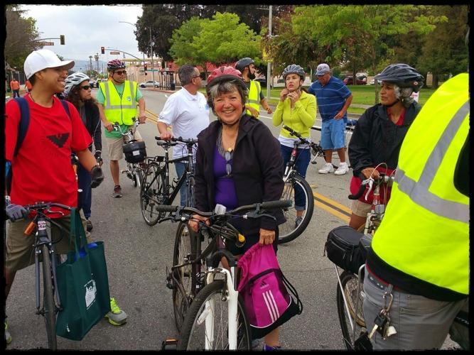 main Belinda Faustinos at a Bike Event – Courtesy of Belinda Faustinos
