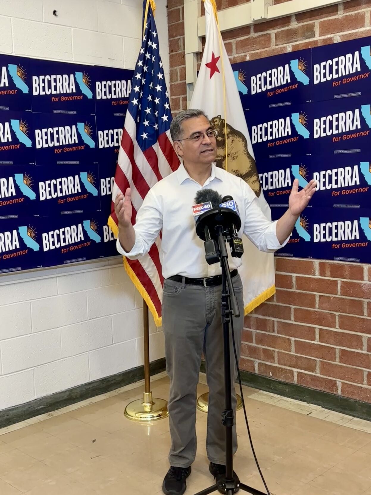 Xavier Becerra Sacramento rally