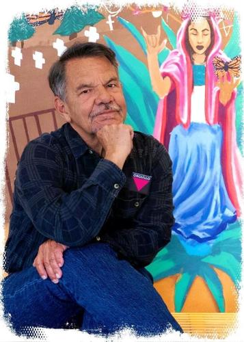ALAN ACOSTA, Latino, queer, proud and Purple Lily Award winner