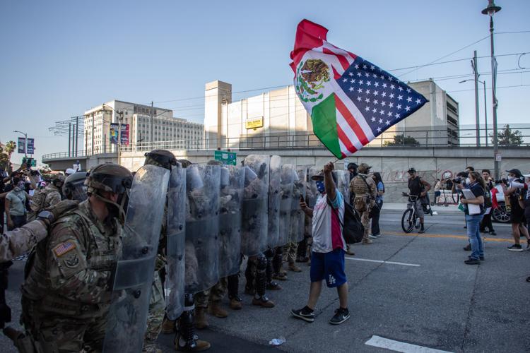 Activists Protest Against ICE Raids In Los Angeles During Fourth Of July March