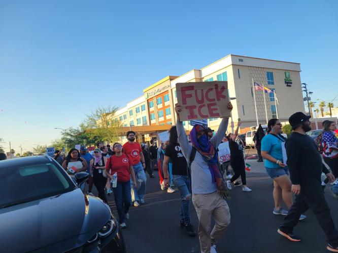 ice protest phx
