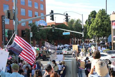 'No Kings Day' Riverside protest largely peaceful, until evening fell