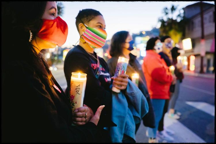 Laugh Factory Hosts Candlelight Vigil For #StopAsianHate