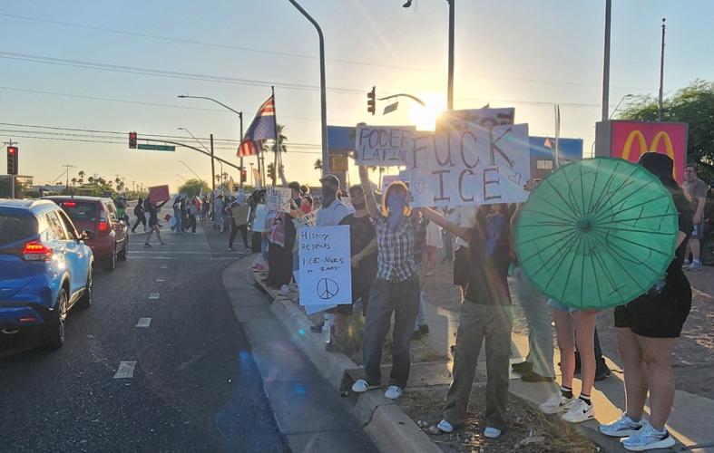 ice protest tucson