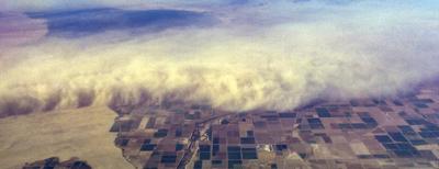 Dust storm Salton Sea