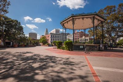El Pueblo de Los Angeles Historical Monument at placita Olvera or Olvera street