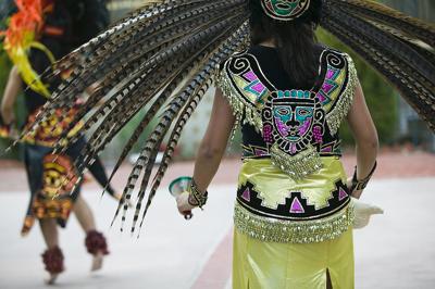 Aztec dancers