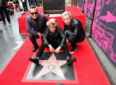 Green Day Honored With Star On Hollywood Walk Of Fame
