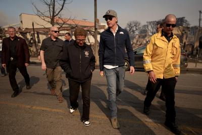 Powerful Winds Fuel Multiple Fires Across Los Angeles Area
