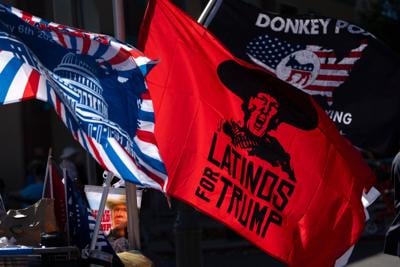 Donald Trump campaigns for president In Arizona's Prescott Valley
