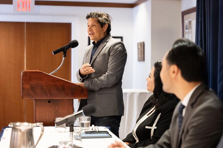 PHOTO 4_ Antonio Tijerino, President & CEO of the Hispanic Heritage Foundation, speaking at the LRGC press conference. Photo courtesy of NHMC.jpg