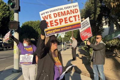 SEIU Local 99 members