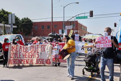 Lineage protest in Boyle Heights