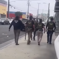Immigration enforcement agents in Westlake District and DTLA