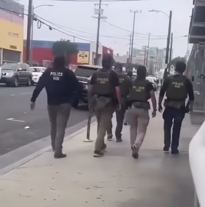 Immigration enforcement agents