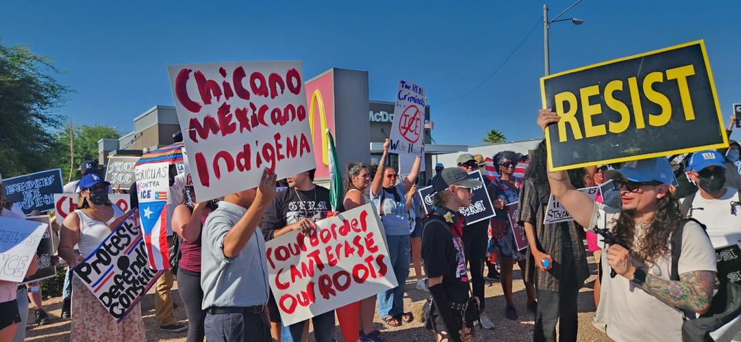 ice protest tucson