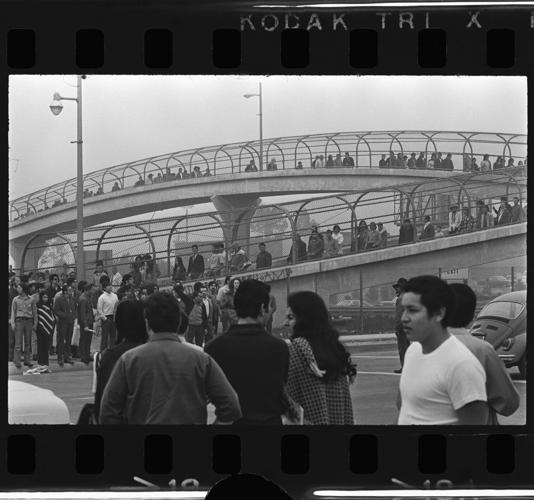 Chicano Moratorium Committee anti-war demonstrators