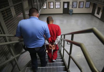 ICE holds immigrants at Adelanto Detention Facility