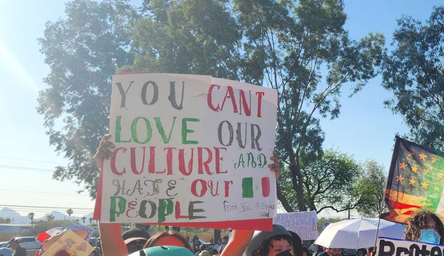 ice protest tucson