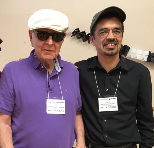 3-Rudy and Huerta-Plaza de La Raza, September 10, 2016.JPG