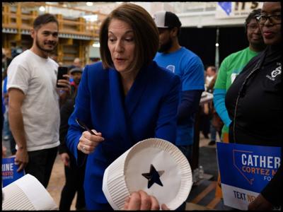 Senator Catherine Cortez Masto Delivers Victory Remarks In Vegas, After Her Win Secures Democratic Control Of Senate