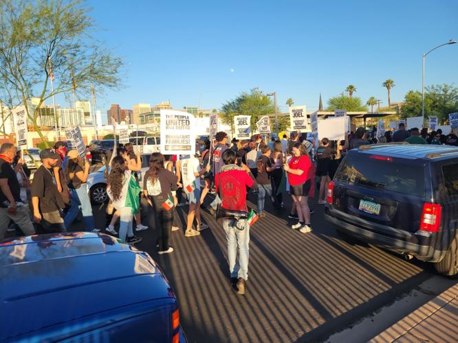 ice protest phx