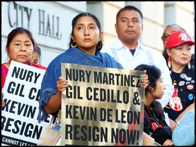 Demonstrators Demand Resignations For L.A. City Council Members After Racists Remarks Caught On Recording