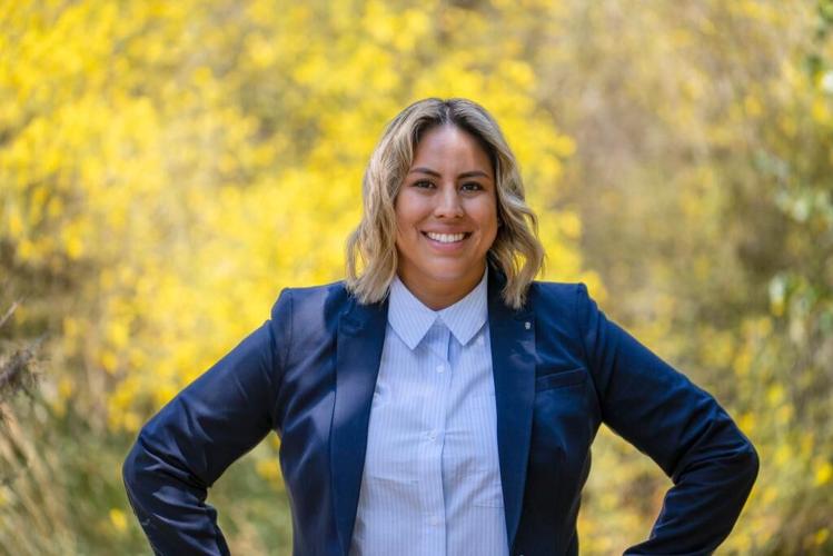 CAROLINE MENJIVAR, daughter of Salvadorian parents, now a top candidate in State Senate District 20