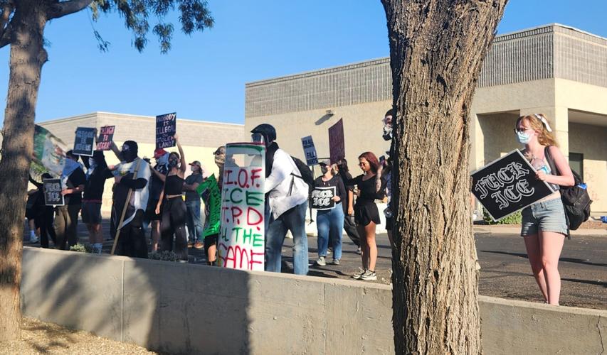ice protest tucson